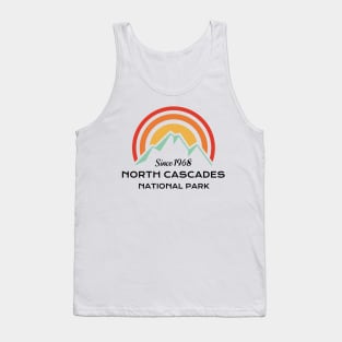 North Cascades National Park Retro Tank Top